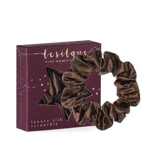 gumki do włosów LE SILQUE Gumka do włosów z jedwabiu - COFFEE