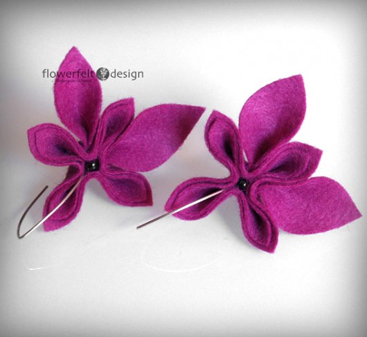 mini fuksja FlowerFelt Design