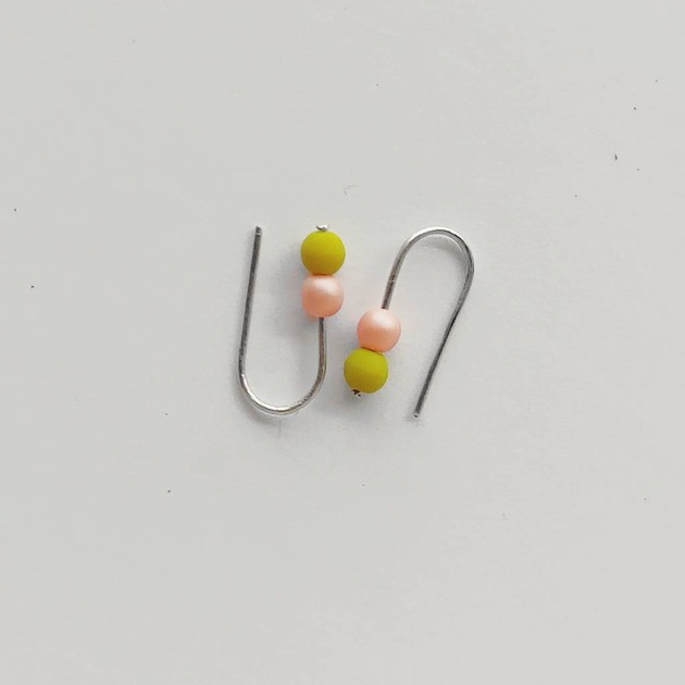 kolczyki z kamieniami Kolczyki OKRĄG