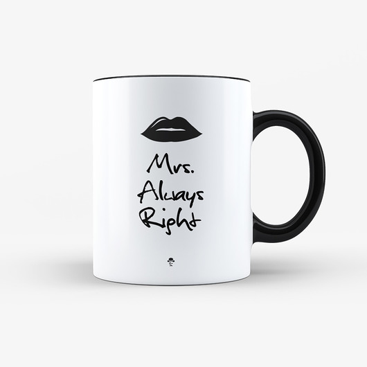 Kubek Mrs. Always Right - 330ml LazyDog