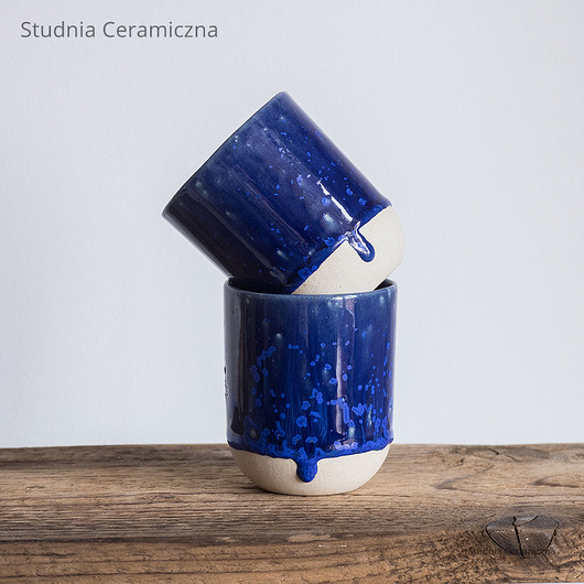 kubki Zestaw 2 kubeczków chabrowych