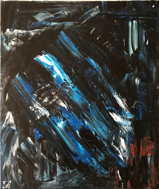 obraz about a girl WK art