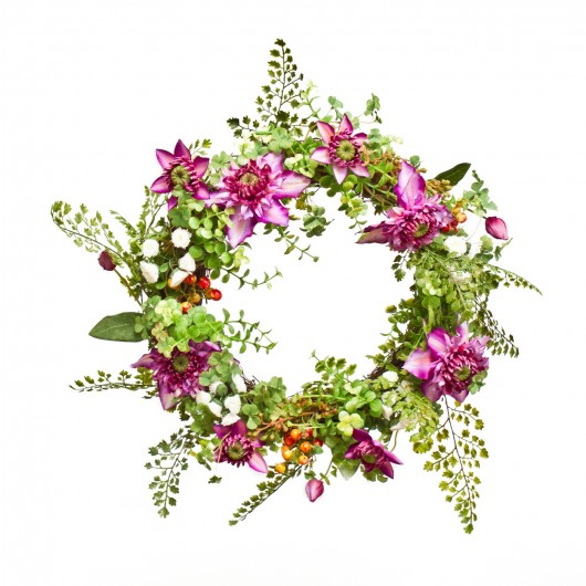 Letni wianek na ścianę  Flovers
