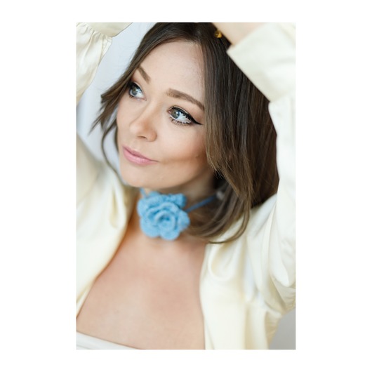chokery Niebieski choker