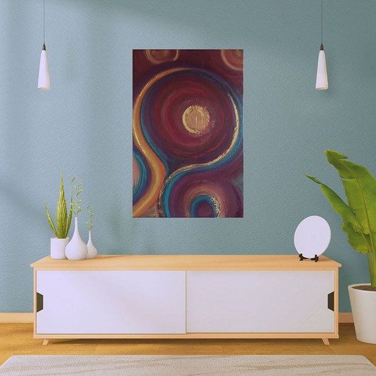 obrazy Ręcznie malowana Abstrakcja 60x90