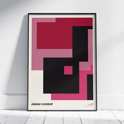 plakaty Plakat abstrakcyjny, abstrakcja, geometria - Dżungla 2, Jungle