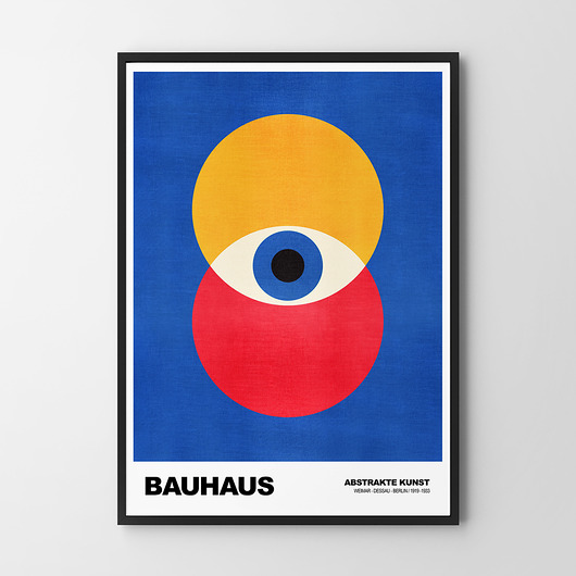plakaty Plakat Bauhaus Blue Eye