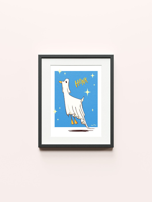 plakaty Plakat GĘSI DUSZEK