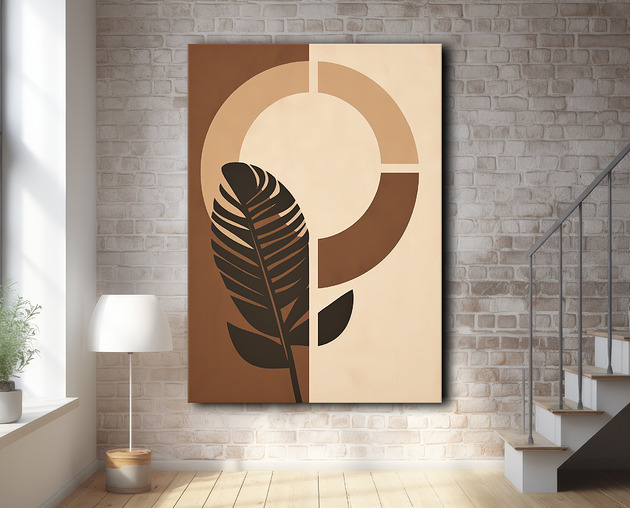 plakaty Tropikalne liście - Plakat - Loft, Minimalizm