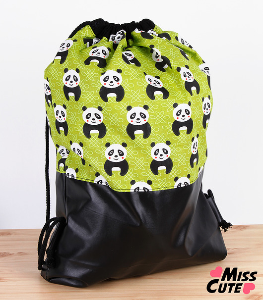 Worek na plecy | torba | plecak | PANDA Miss Cute