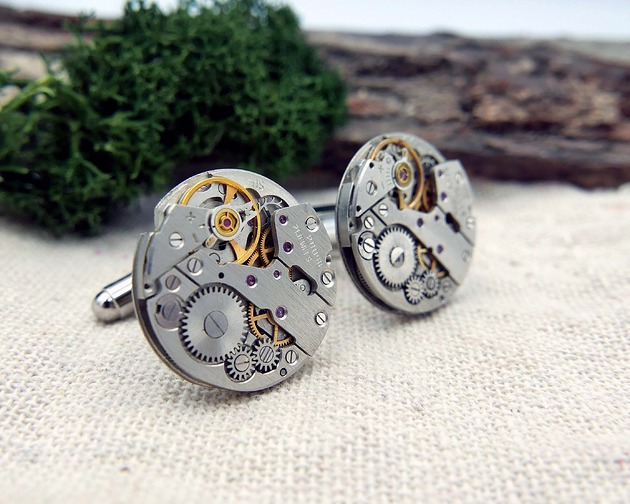 Mechaniczne spinki 105 Zegarynki