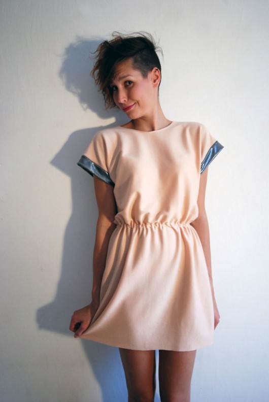 Pale pink + silver dress Pulpa