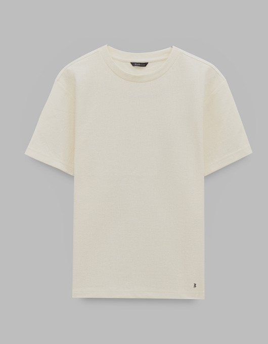 t-shirty męskie T-shirt jacurso ecru