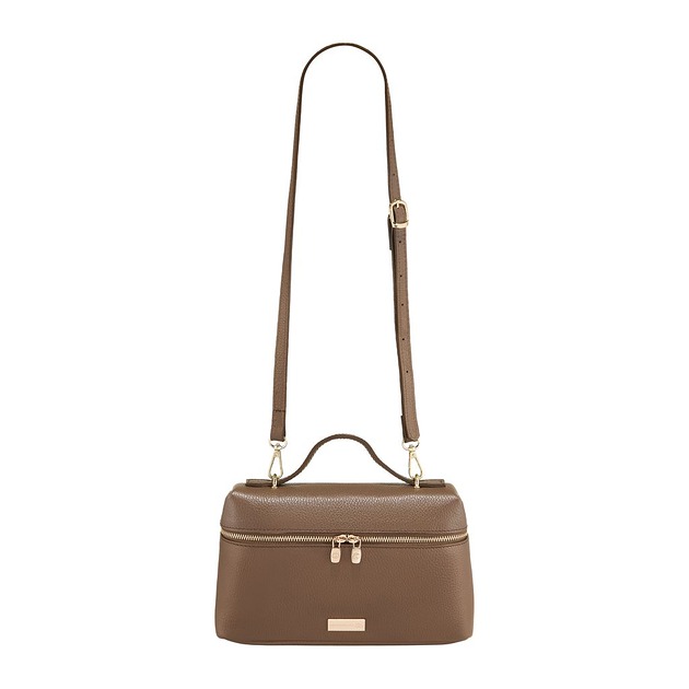 torby na ramię Torebka SORRENTO TAUPE premium - skóra naturalna