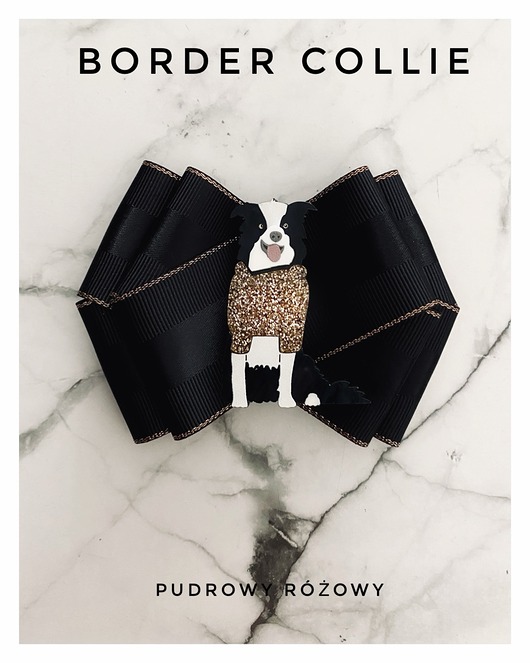 broszki Kolekcja Pop Art Dog  Border Collie  1 szt