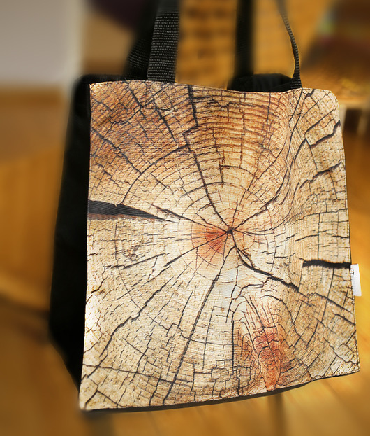 FINAL SALE!!! drewno - torba z dnem 20cm AT design