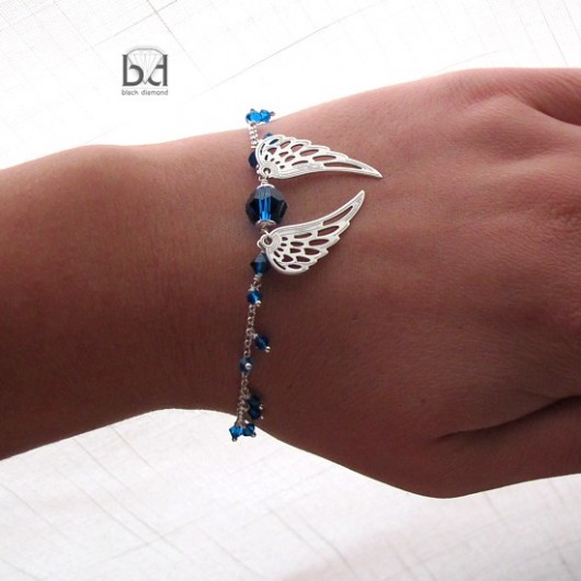 Uskrzydlona w srebrze Black Diamond