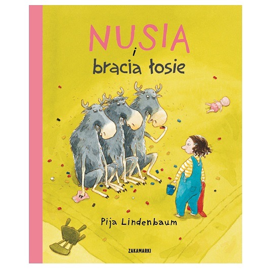 książeczki dla dzieci Nusia i bracia łosie