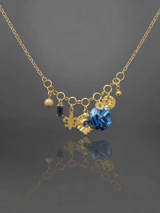 chokery Alloys Collection - Zebra blue - naszyjnik /07.11.25/