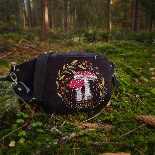 saszetka nerka Nerka XXL muchomorki