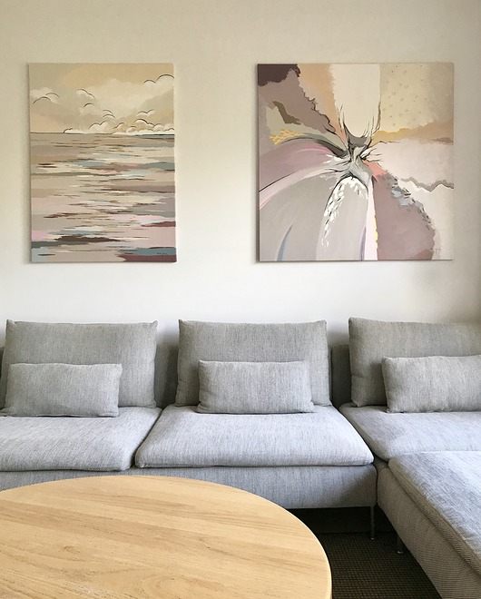 obrazy 2 obraz na płótnach 110x110 cm i 110x80cm