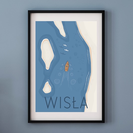 plakaty Plakat WISŁA