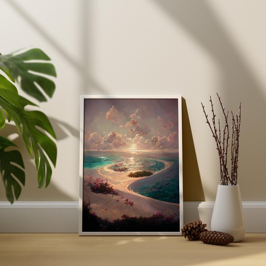 plakaty Plakat Rajskie Kolorowe Jezioro