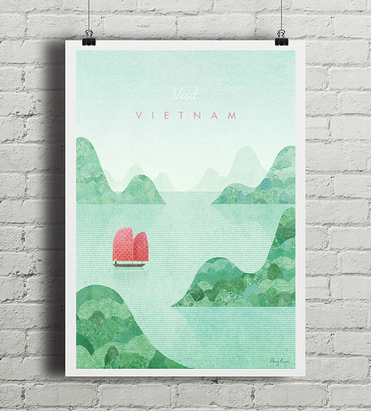 plakaty Wietnam - Ha Long - vintage plakat