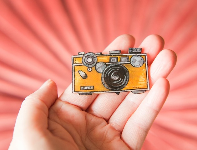 przypinki Broszka aparat