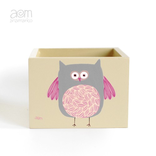 pojemnik 14x14 - sowa huuhuu anamarko
