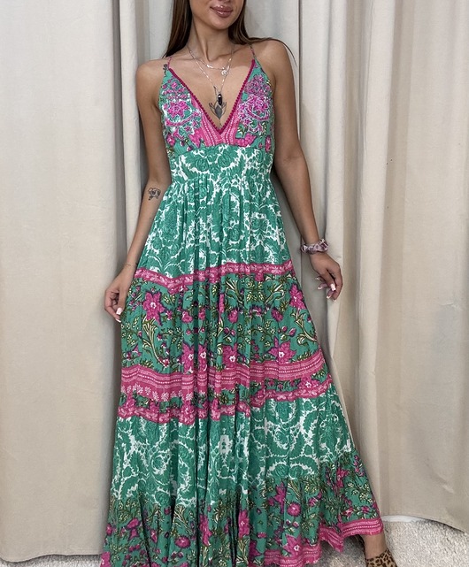 sukienki maxi damskie Sukienka Antika Menta