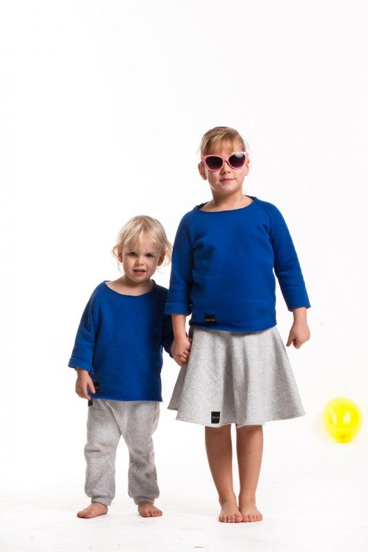 bluza z surowym wykończeniem b e r e k