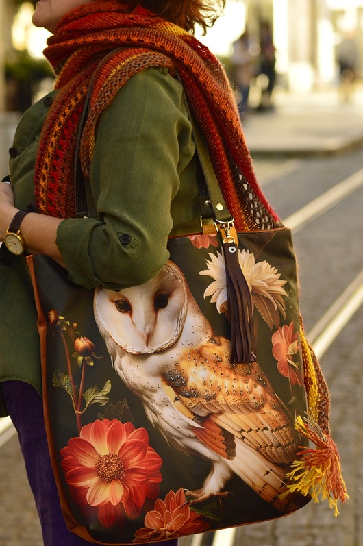 torby na ramię Shopper Sowa