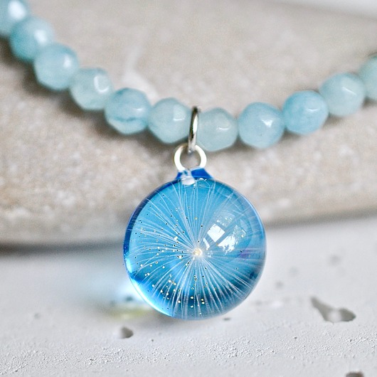 Błękitna koralikowa bransoletka Grol Jewellery