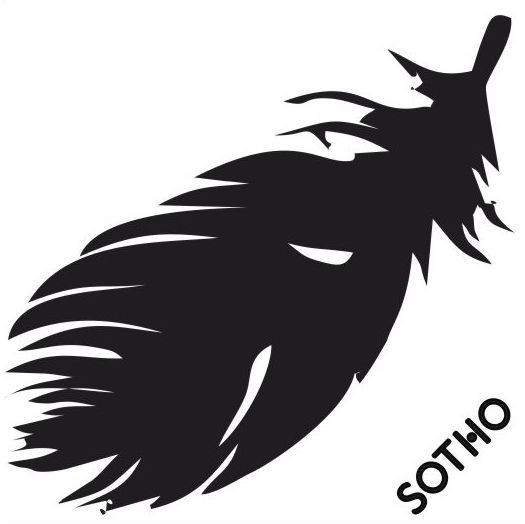 Tatuaż czarne piórko SOTHO