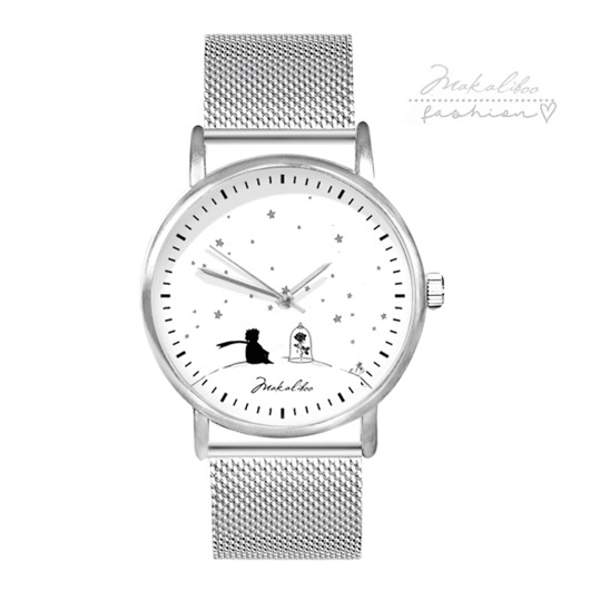 zegarki damskie Mały Książę Róża- ZEGAREK + box