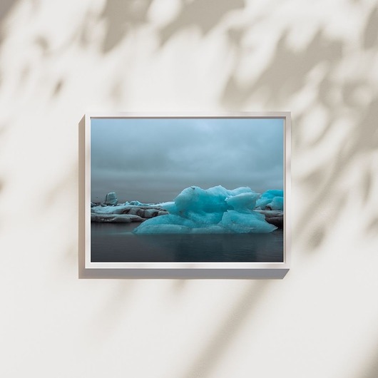 plakaty Laguna lodowcowa, Islandia, plakat, fotografia, plik cyfrowy