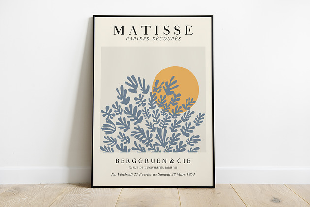 grafiki i ilustracje Henri Matisse, inspiracja, plakat wystawowy