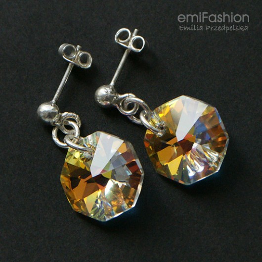 kryształ Swarovski Octagon Crystal AB MAREMI Jewelry