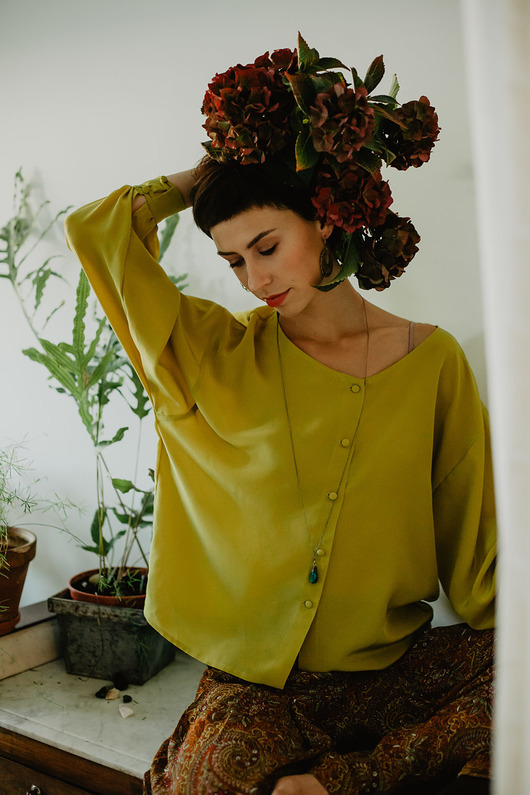 jedwabna bluzka Kali by Silkki Way Silkki Way