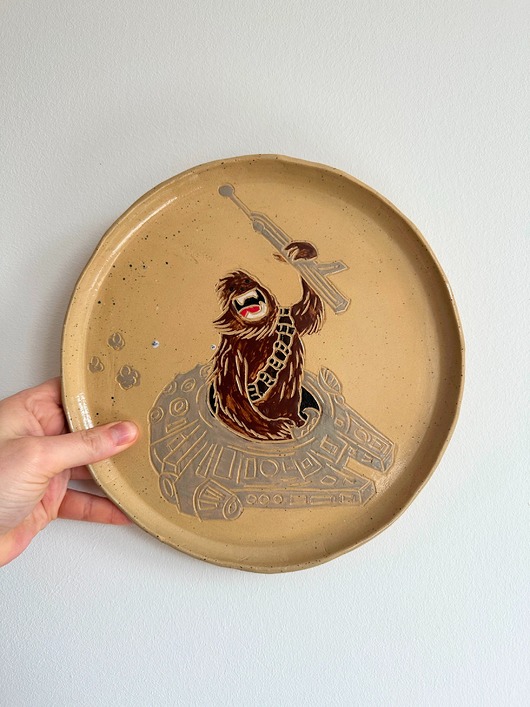 patery i talerze Talerz z Chewbacca, Start Wars, Gwiezdne Wojny