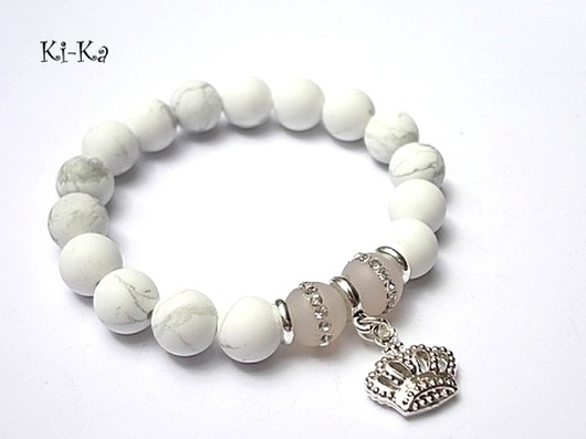 White crown /07-2014/ - bransoletka KiKa pracownia