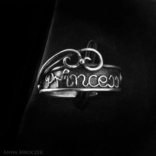 pierścionki srebrne Pierścionek Princess