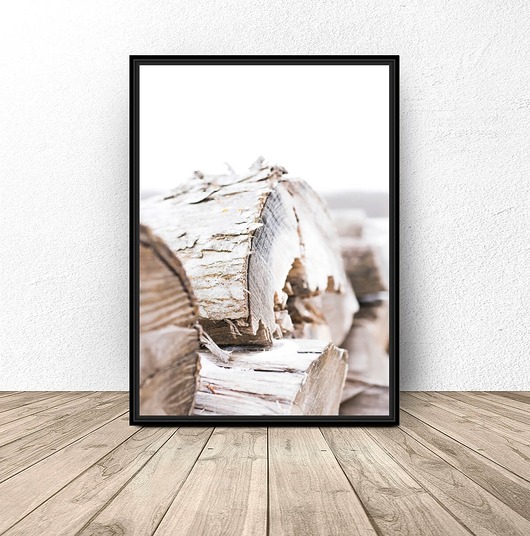 plakaty Plakat na ścianę "Bale drewna" 40x50 (400mm x 500mm)