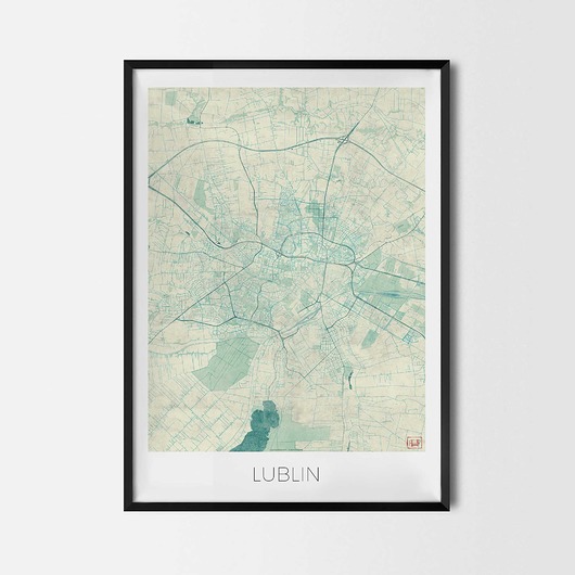 plakaty Plakat Lublin - CityArtPosters