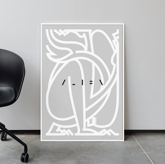plakaty Plakat Alien LAB