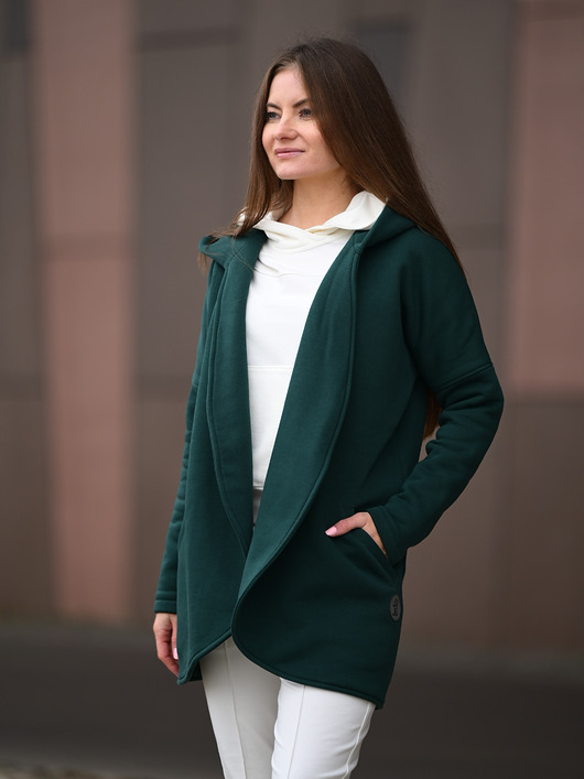 płaszcze damskie Płaszczyk TANA Deep Green