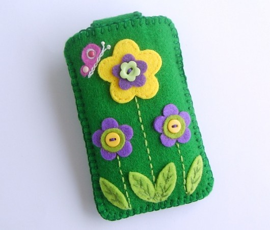 Etui na telefon Kwiaty III Tulis