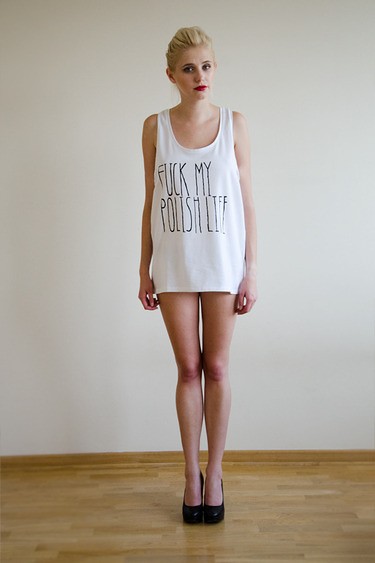 FUCK MY POLISH LIFE bokserka SHE/S A RIOT