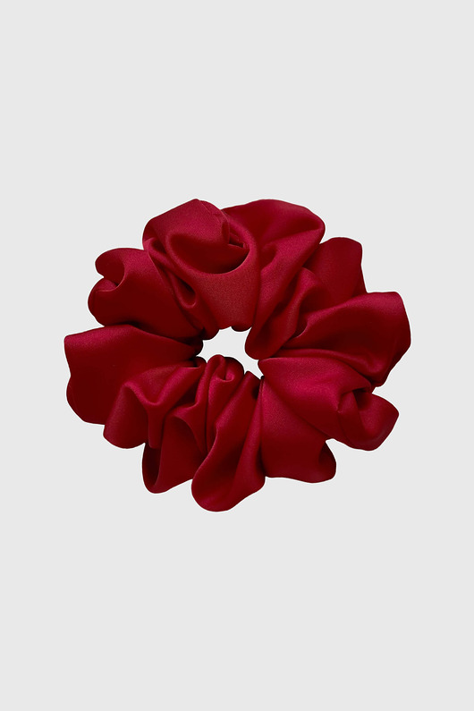 gumki do włosów Gumka do włosów czerwona Scrunchie Medium Strawberry Red